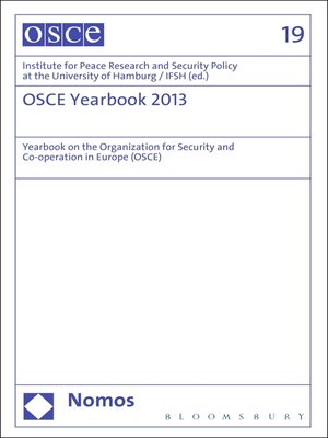 cover image of OSCE Yearbook 2013
